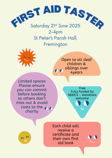 First Aid Taster Session 2-4pm